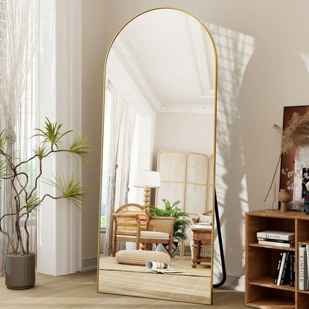 Espelho Pinterest Grande com Suporte e Moldura Dourada - (Promoção de Junho)