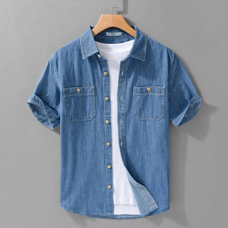 Camisa Jeans Masculina