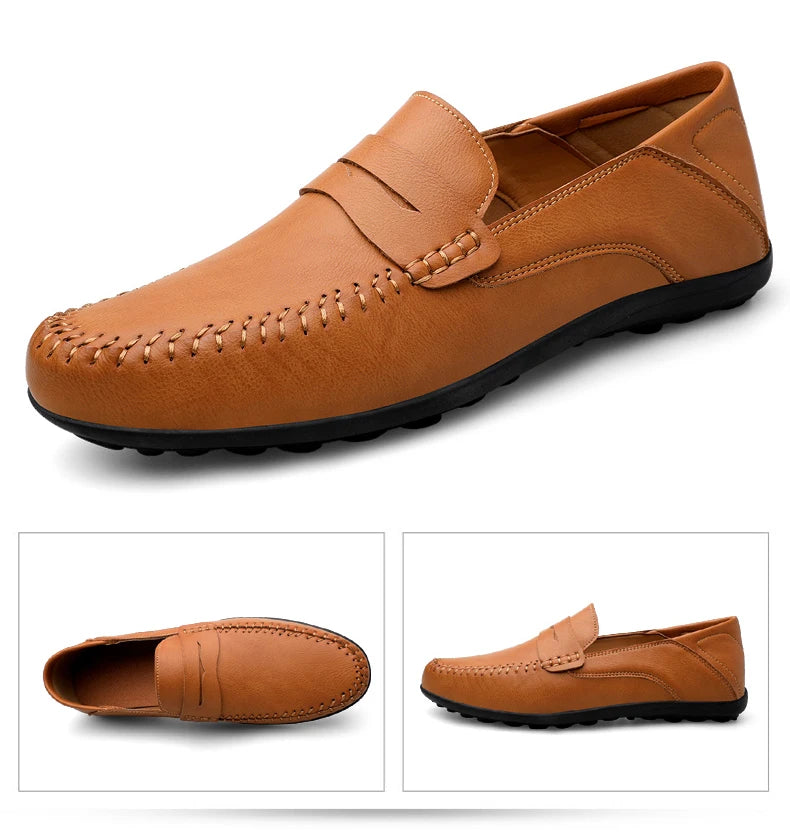 Mocassim Masculino Couro