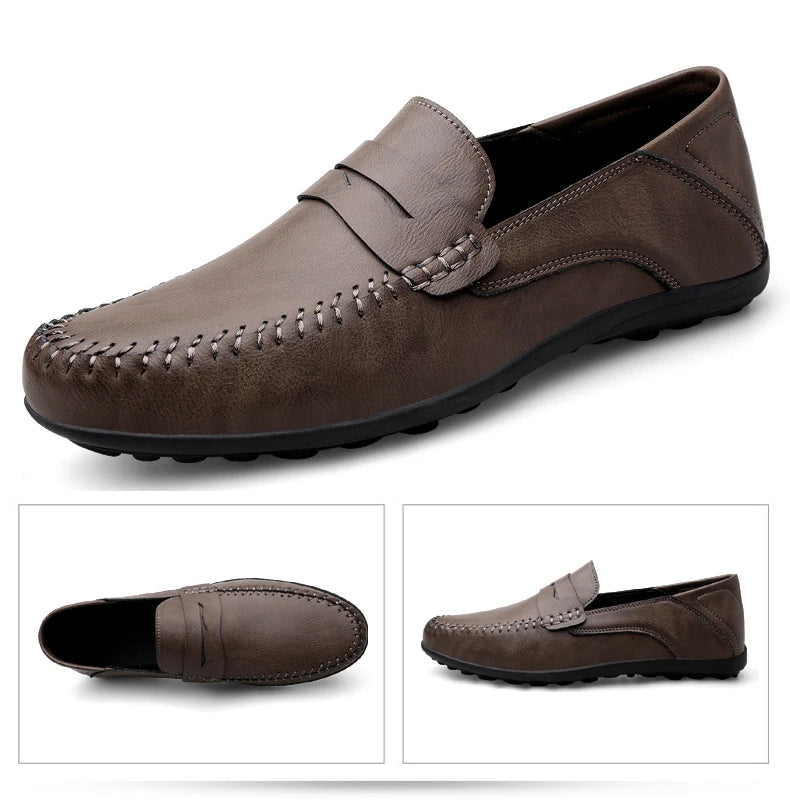 Mocassim Masculino Couro