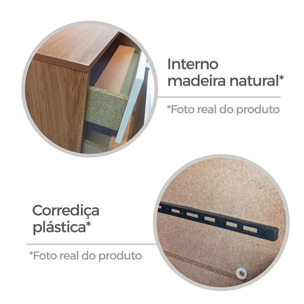 Cômoda para Quarto 10 Gavetas Caribe